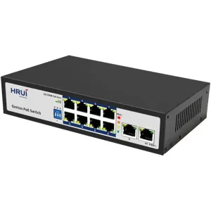 سوئیچ شبکه 8 پورت PoE مدل HR100-AF-82N