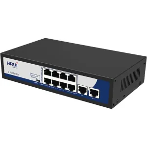 سوئیچ شبکه 8 پورت PoE مدل HR900-AF-82N