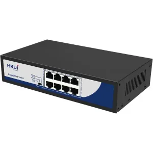 سوئیچ شبکه 8 پورت PoE مدل HR900-AXG-80N-120
