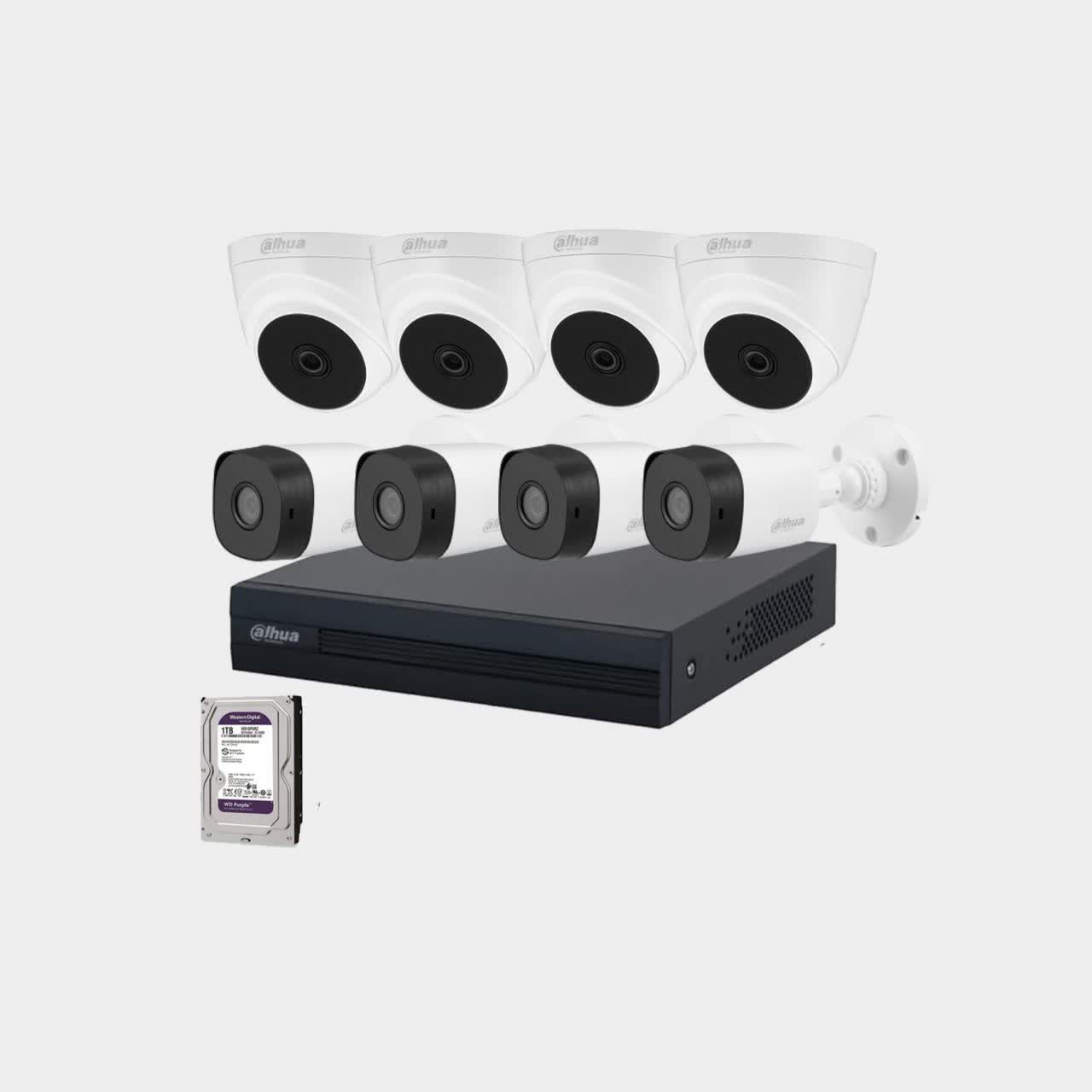 photo13933282504 پکیج اقتصادی دوربین مداربسته 8 کانال داهوا همراه با هارد - Image 1